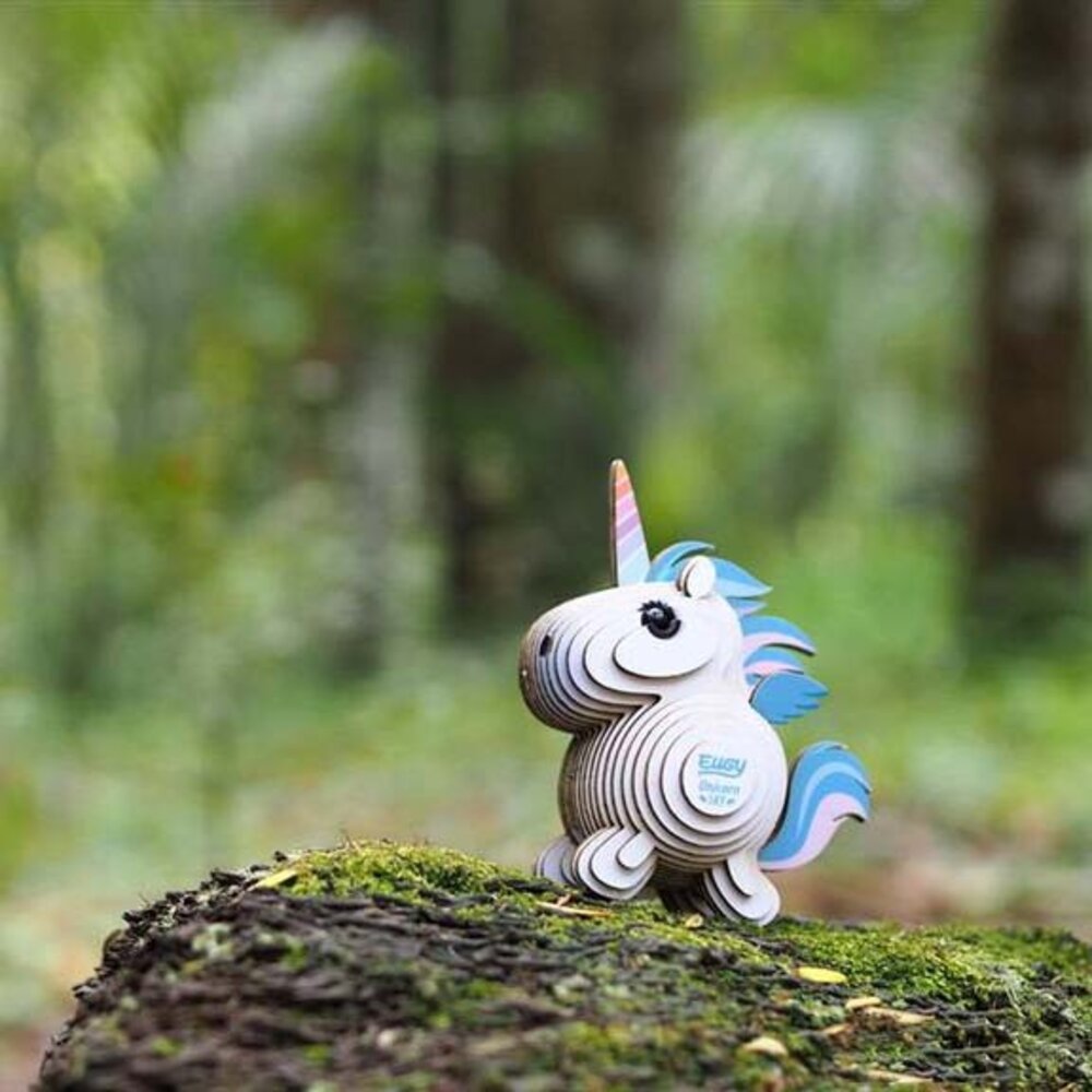 Eugy Eugy - 3d model - eenhoorn blauw (nr 069) Eugy Eugy - 3d model - eenhoorn blauw (nr 069)