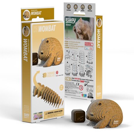 Eugy Eugy - 3d model - wombat (nr 078) Eugy Eugy - 3d model - wombat (nr 078)