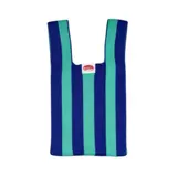 Kitsch Kitchen Kitsch kitchen - poppy bag - blue vertical stripes