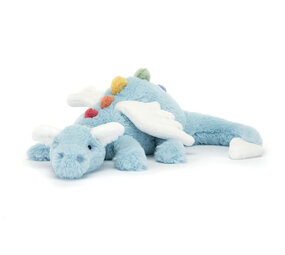 Jellycat Jellycat - knuffel draak - sky dragon(large) Jellycat Jellycat - knuffel draak - sky dragon(large)