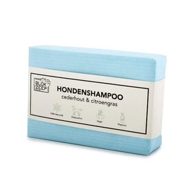 Blokzeep Blokzeep - shampoo bar hond - cederhout & citroengras (100g)