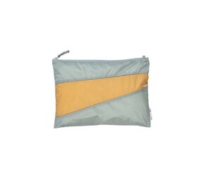 Susan Bijl Susan Bijl - the new pouch medium - grey & camel Susan Bijl Susan Bijl - the new pouch medium - grey & camel