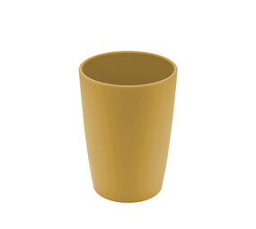 Zuperzozial Zuperzozial - nature beker (340 ml) - mustard