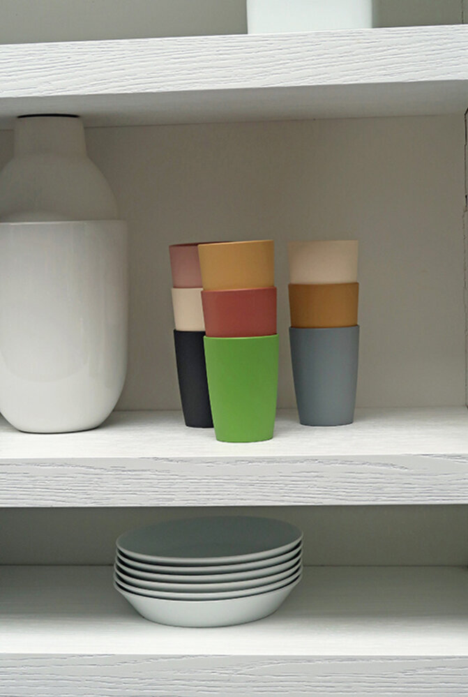 Zuperzozial Zuperzozial - nature beker (340 ml) - steenrood Zuperzozial Zuperzozial - nature beker (340 ml) - steenrood