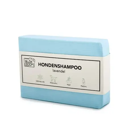 Blokzeep Blokzeep - shampoo bar hond - lavendel (100g) Blokzeep Blokzeep - shampoo bar hond - lavendel (100g)