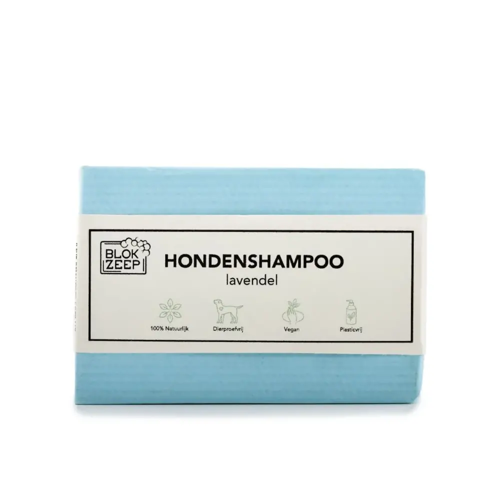 Blokzeep Blokzeep - shampoo bar hond - lavendel (100g) Blokzeep Blokzeep - shampoo bar hond - lavendel (100g)