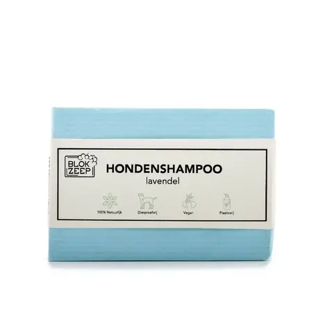 Blokzeep Blokzeep - shampoo bar hond - lavendel (100g) Blokzeep Blokzeep - shampoo bar hond - lavendel (100g)