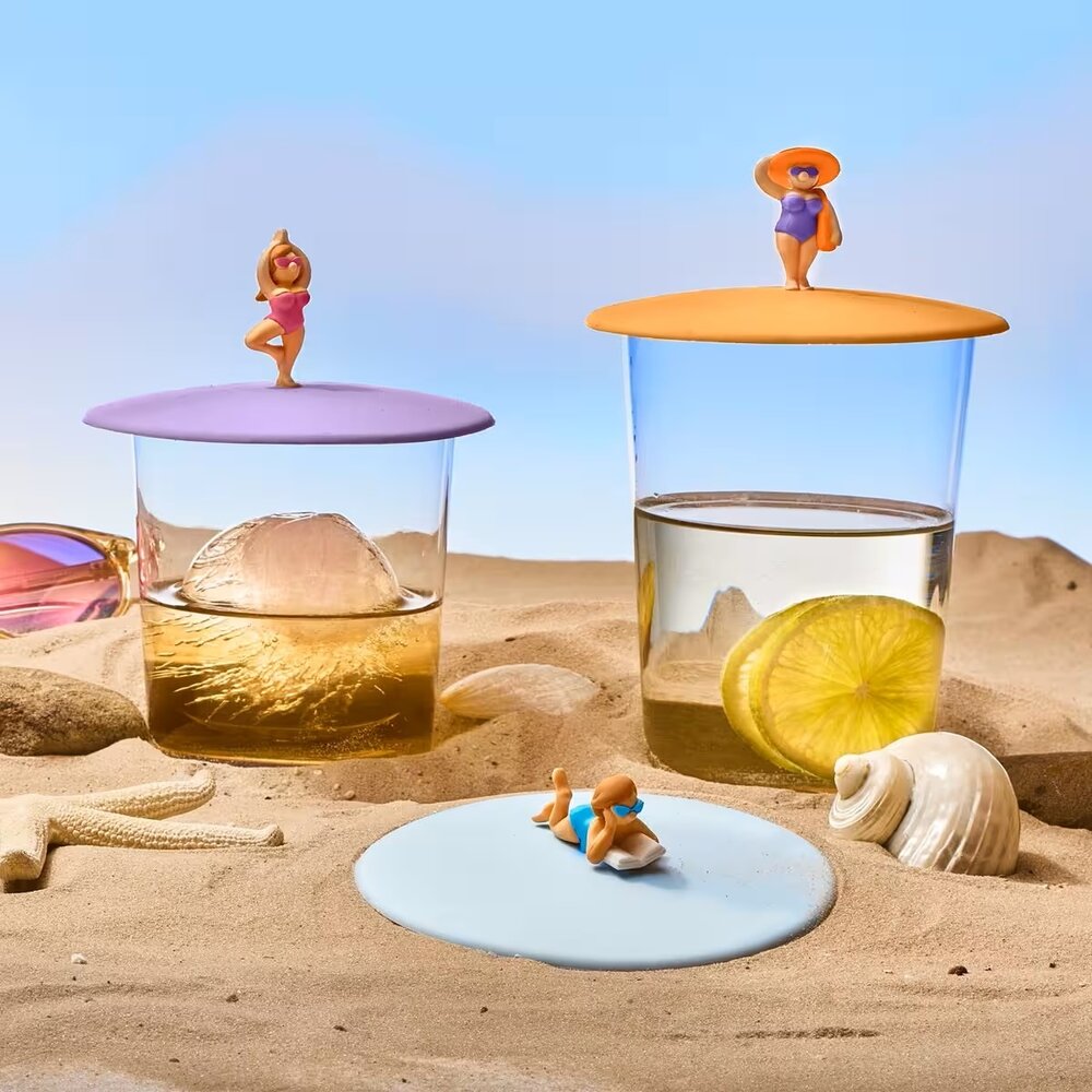 Lurch Lurch - siliconen deksel - beach girls yolanda yoga