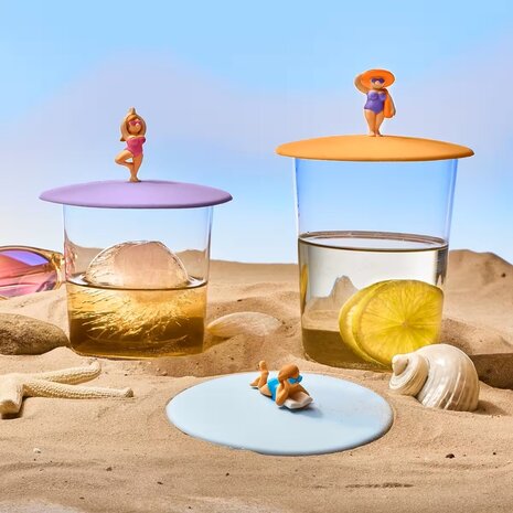Lurch Lurch - siliconen deksel - beach girls yolanda yoga