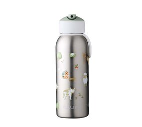 Mepal Mepal - isoleerfles flip-up campus (350 ml) - little farm Mepal Mepal - isoleerfles flip-up campus (350 ml) - little farm