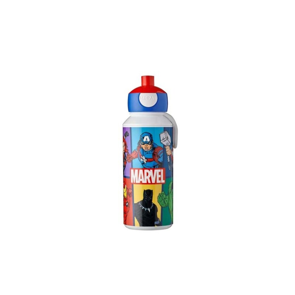 Mepal Mepal - drinkfles pop-up campus 400 ml - superhelden Mepal Mepal - drinkfles pop-up campus 400 ml - superhelden