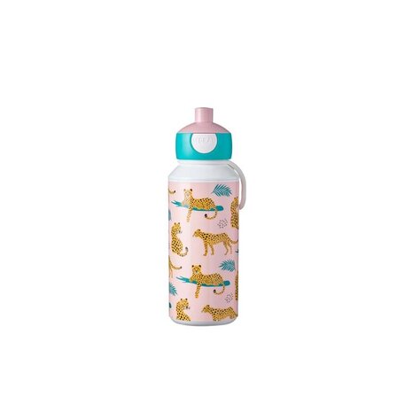 Mepal Mepal - drinkfles pop-up campus 400 ml - leopard Mepal Mepal - drinkfles pop-up campus 400 ml - leopard