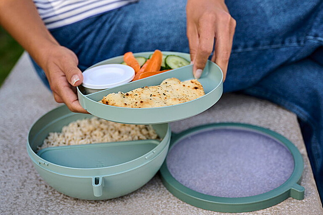 Mepal Mepal - bento lunchbowl vita - zwart