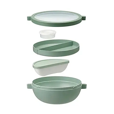 Mepal Mepal - bento lunchbowl vita - zwart