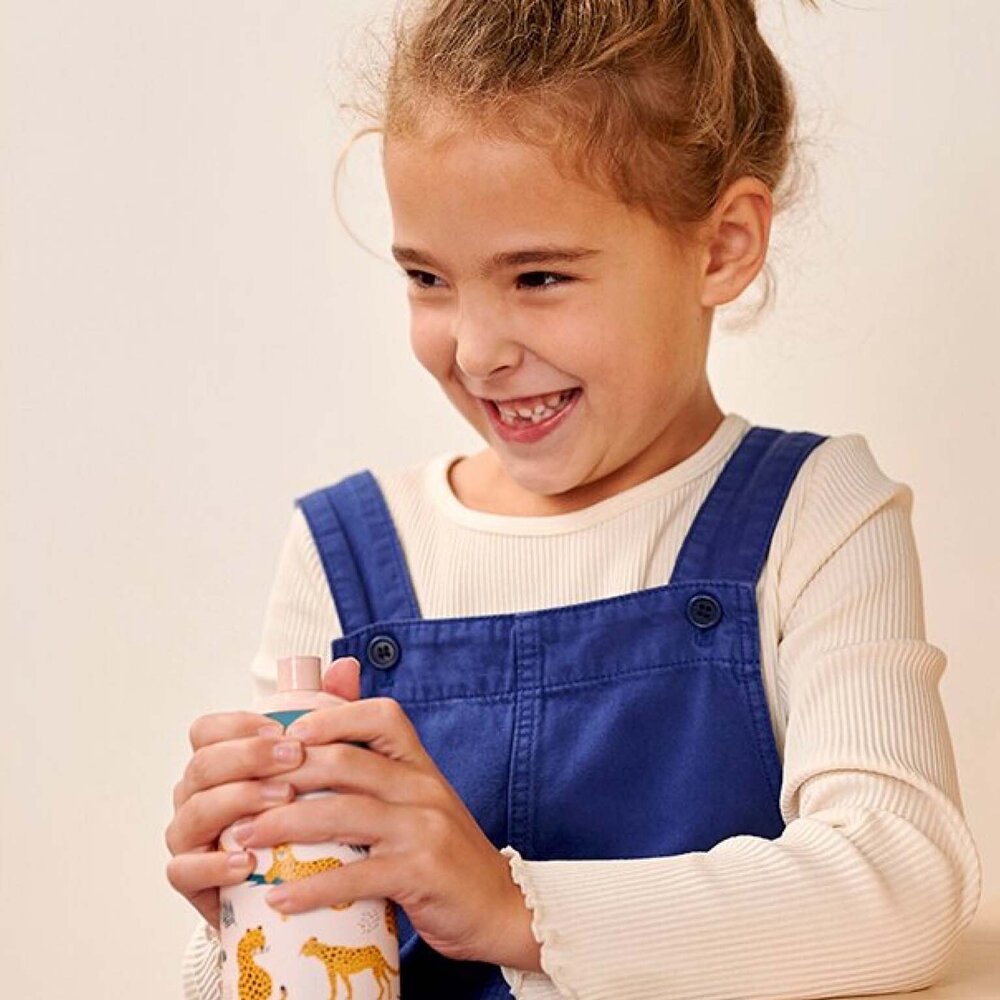 Mepal Mepal - drinkfles pop-up campus 400 ml - leopard Mepal Mepal - drinkfles pop-up campus 400 ml - leopard