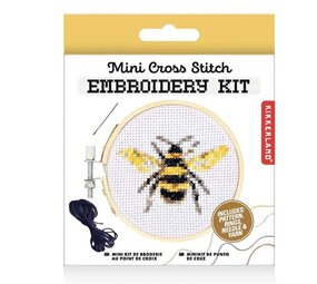 Kikkerland Kikkerland - borduur kit - bee Kikkerland Kikkerland - borduur kit - bee