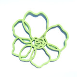 Tools2cook Tools2cook - siliconen panonderzetter anemone - green Tools2cook Tools2cook - siliconen panonderzetter anemone - green