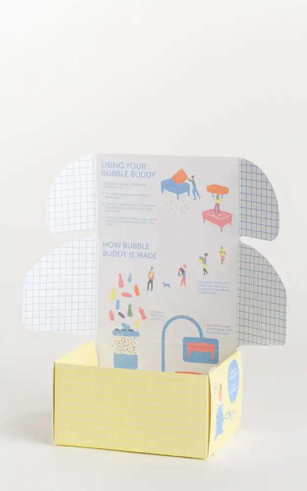 Foekje Fleur Foekje Fleur - bubble buddy + zeep - helder blauw Foekje Fleur Foekje Fleur - bubble buddy + zeep - helder blauw