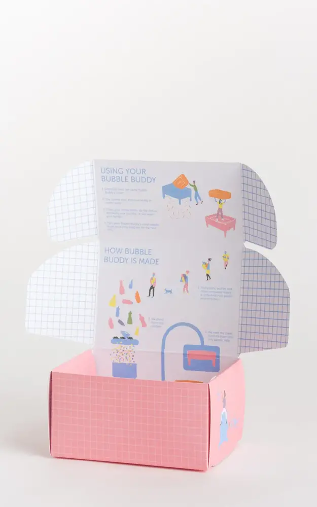Foekje Fleur Foekje Fleur - bubble buddy - donkeroze Foekje Fleur Foekje Fleur - bubble buddy - donkeroze