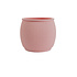 Living by colors - silicone bloempot chubby - pale rose