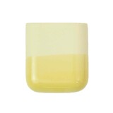 Studio Harm en Elke Studio Harm en Elke - dip wall vase short - yellow 084 Studio Harm en Elke Studio Harm en Elke - dip wall vase short - yellow 084