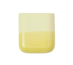 Studio Harm en Elke Studio Harm en Elke - dip wall vase short - yellow 084 Studio Harm en Elke Studio Harm en Elke - dip wall vase short - yellow 084
