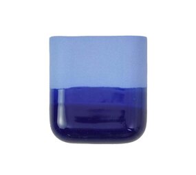 Studio Harm en Elke Studio Harm en Elke - dip wall vase short - cobalt 094