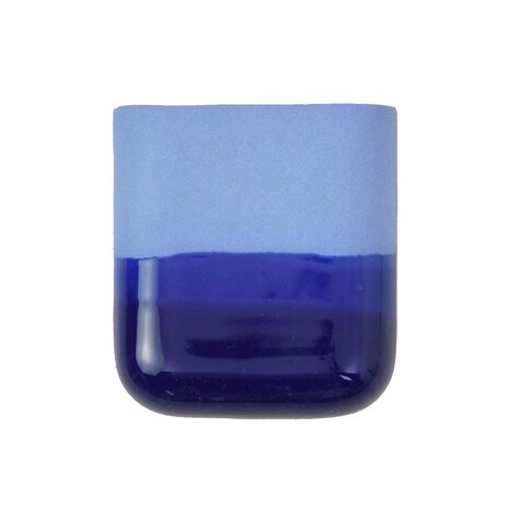 Studio Harm en Elke Studio Harm en Elke - dip wall vase short - cobalt 094