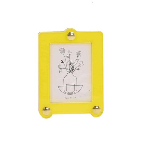 Studio Harm en Elke Studio Harm en Elke - desk frame small square - yellow/gold