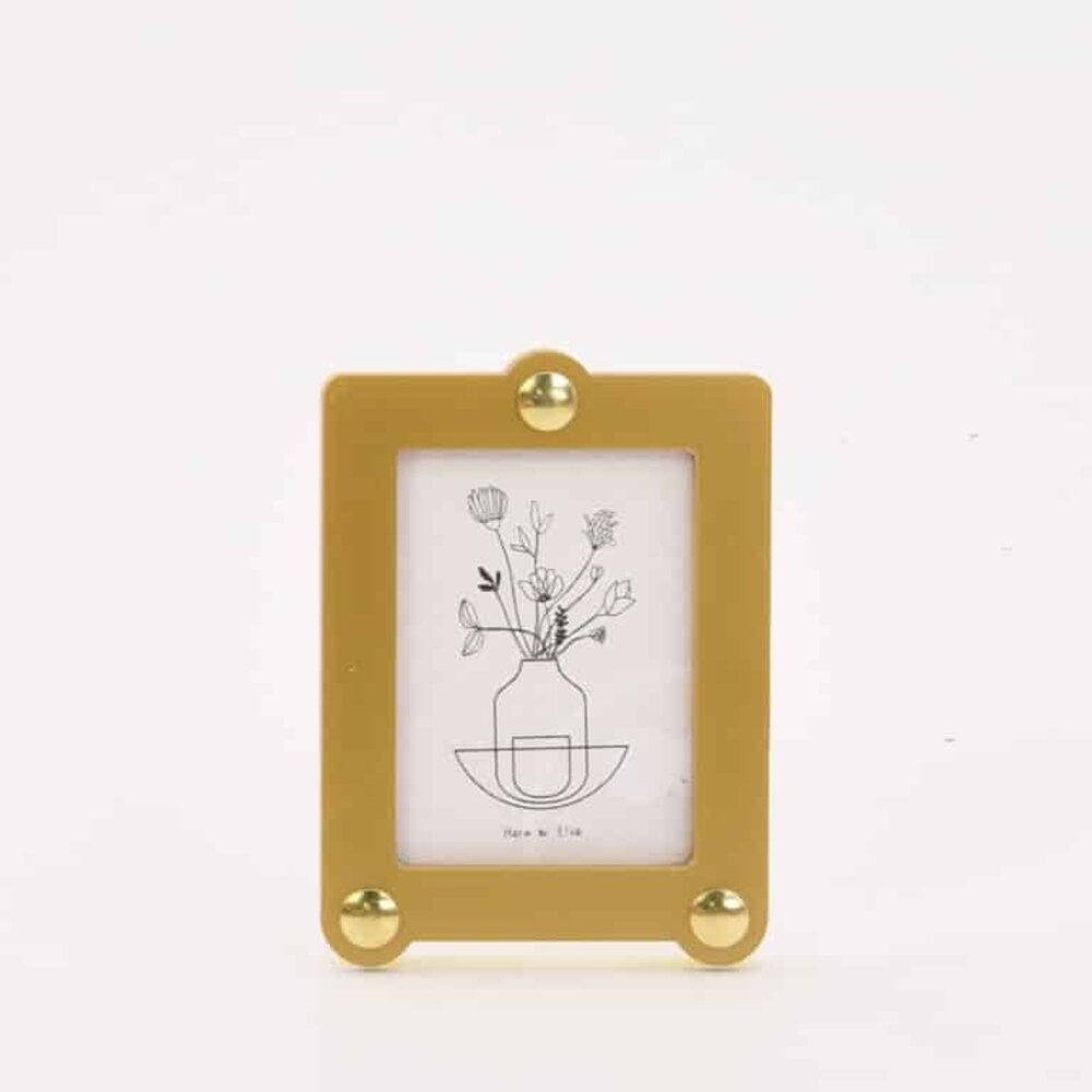 Studio Harm en Elke Studio Harm en Elke - desk frame small square - yellow/gold