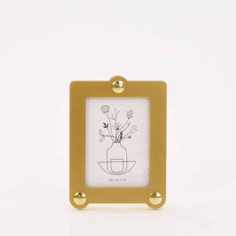 Studio Harm en Elke Studio Harm en Elke - desk frame small square - yellow/gold