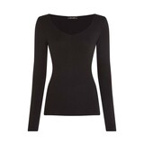 King Louie King Louie - carice v top uni rib - black