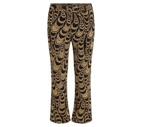 King Louie King Louie - luz cropped pants bobbin jacquard - black King Louie King Louie - luz cropped pants bobbin jacquard - black
