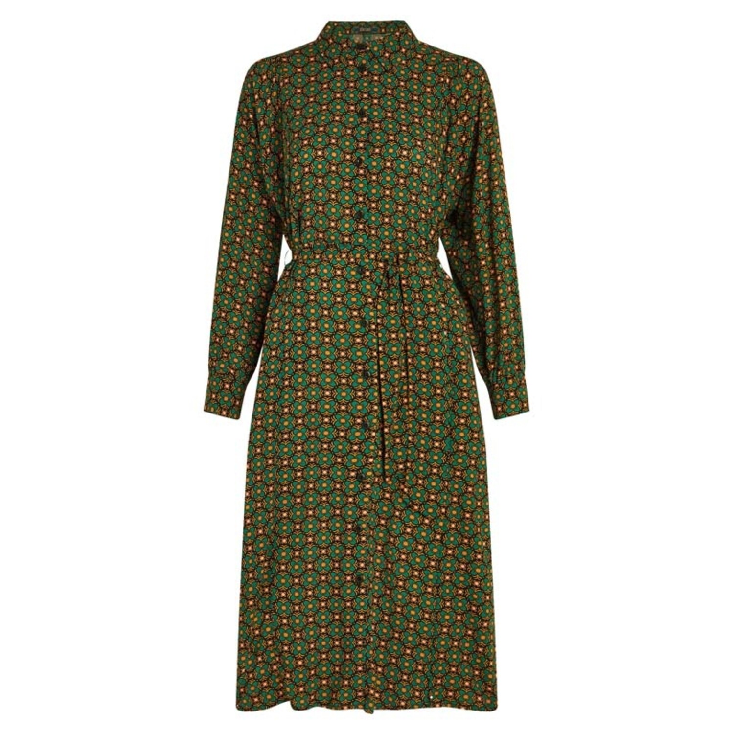 King Louie marisa dress valley peacock green Hoge Ramen