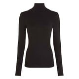 King Louie King Louie - rollneck top uni rib - black King Louie King Louie - rollneck top uni rib - black