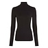 King Louie - rollneck top uni rib - black King Louie - rollneck top uni rib - black