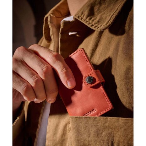 Secrid Secrid - miniwallet vintage - orange Secrid Secrid - miniwallet vintage - orange