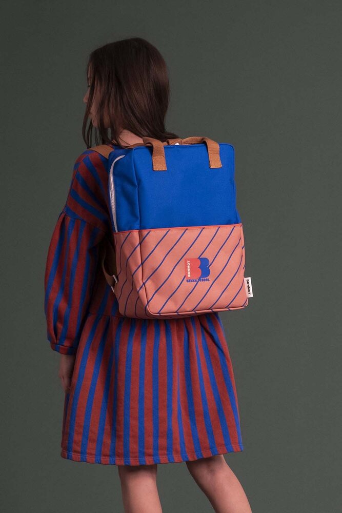 Sticky Lemon Sticky Lemon x BONMOT - backpack large - uni + stripes Sticky Lemon Sticky Lemon x BONMOT - backpack large - uni + stripes