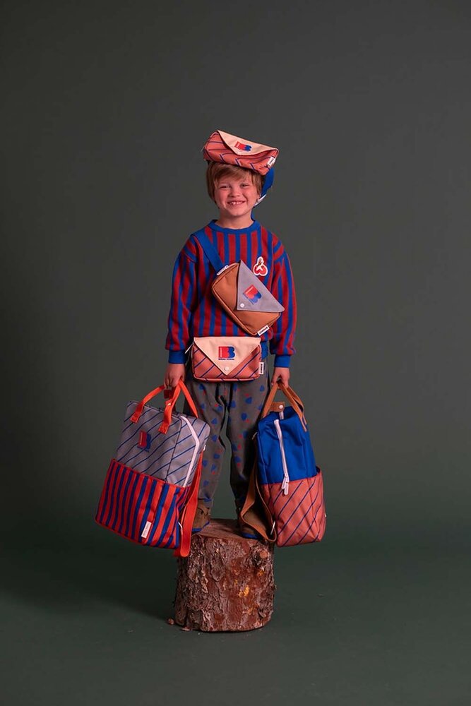 Sticky Lemon Sticky Lemon x BONMOT - backpack large - uni + stripes Sticky Lemon Sticky Lemon x BONMOT - backpack large - uni + stripes