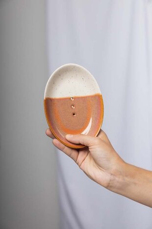 Tranquillo Tranquillo - zeepbakje - rustic terra/wit