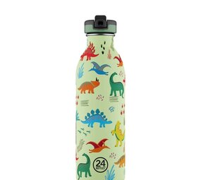 24 Bottles 24 Bottles - rvs drinkfles (500 ml) - jurassic friends