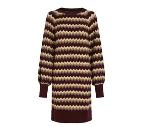 King Louie King Louie - bente knit dress gladys - porto red King Louie King Louie - bente knit dress gladys - porto red