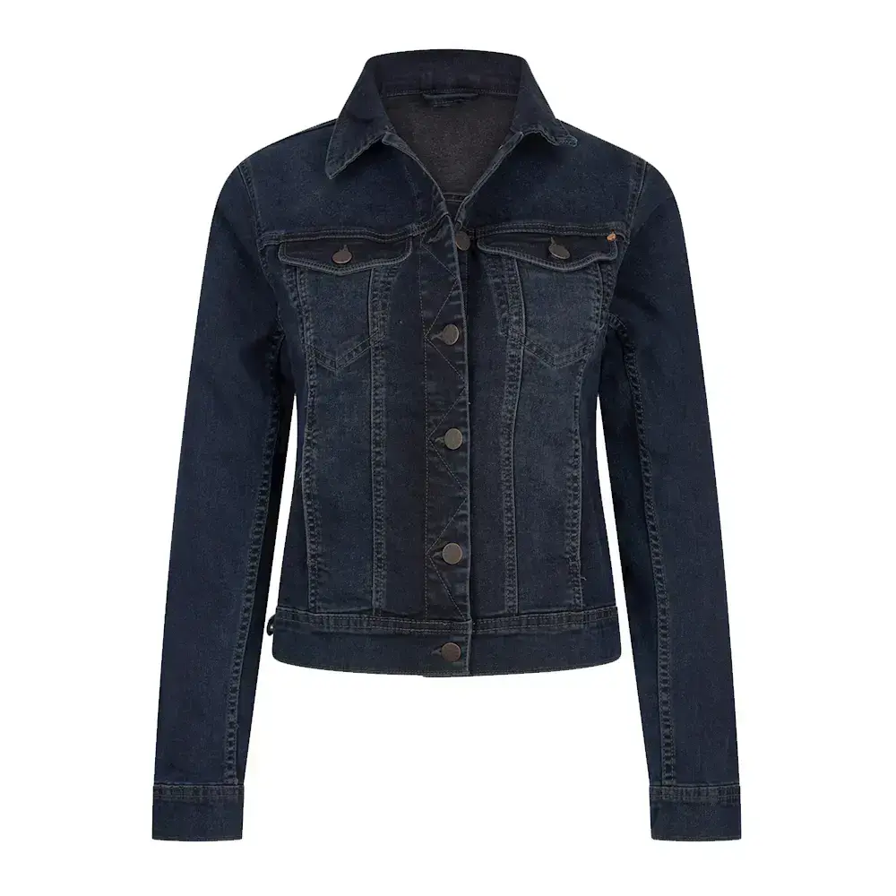 Cloud9 Cloud9 - zoe jacket - mid blue denim Cloud9 Cloud9 - zoe jacket - mid blue denim