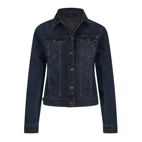 Cloud9 Cloud9 - zoe jacket - mid blue denim Cloud9 Cloud9 - zoe jacket - mid blue denim