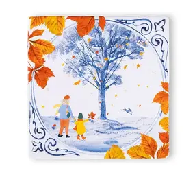 Storytiles Storytiles - tegel small - walking through fall (10x10 cm)