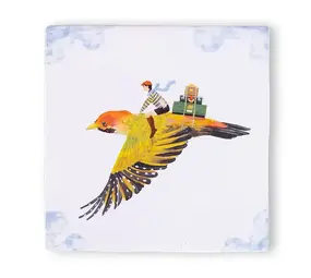 Storytiles Storytiles - tegel small - travelling bird (10x10 cm)