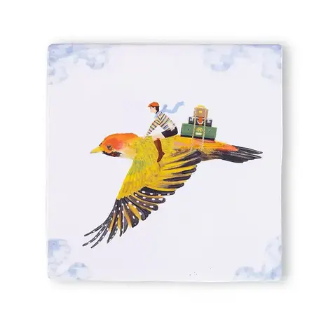 Storytiles Storytiles - tegel small - travelling bird (10x10 cm)