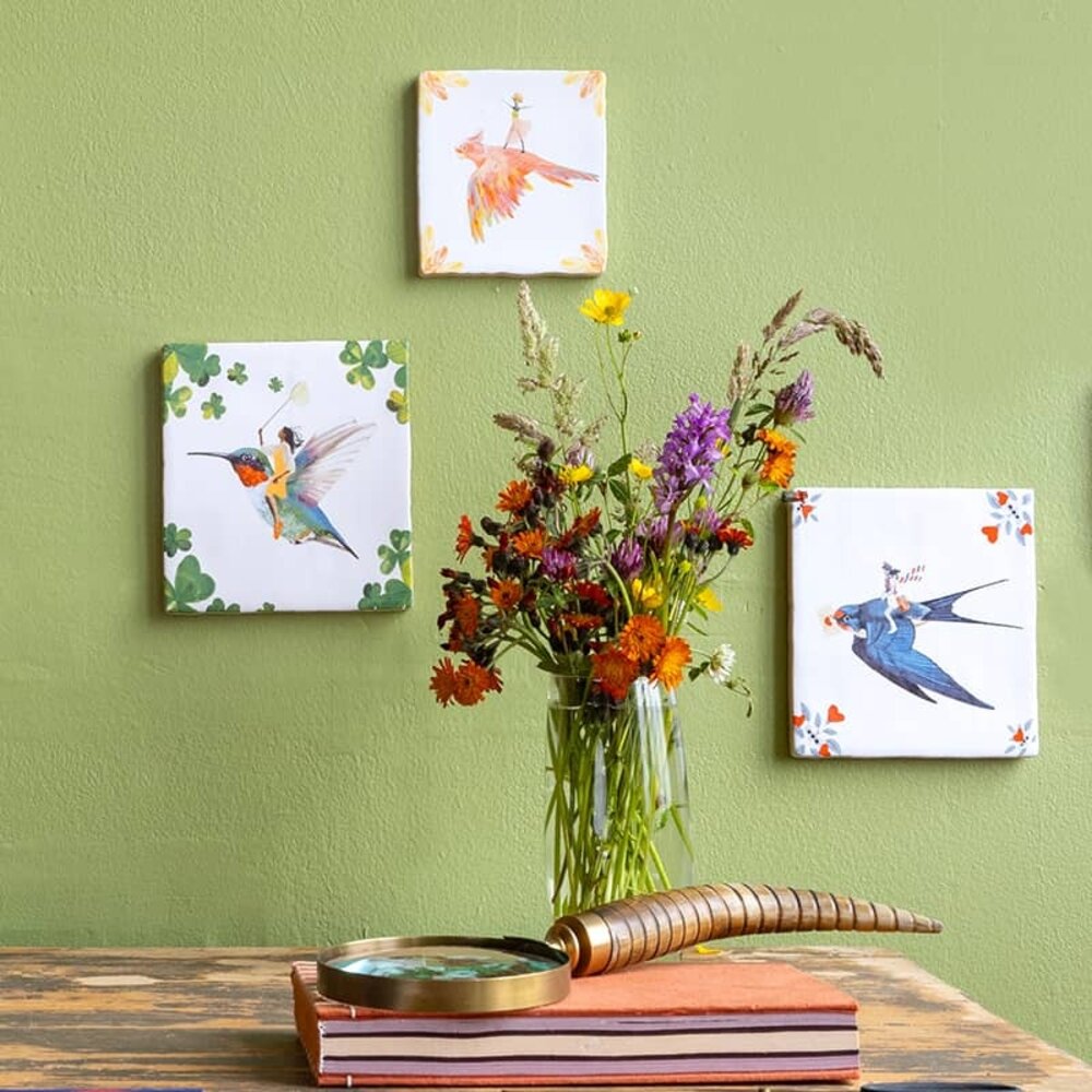 Storytiles Storytiles - tegel small - bird of paradise (10x10 cm)