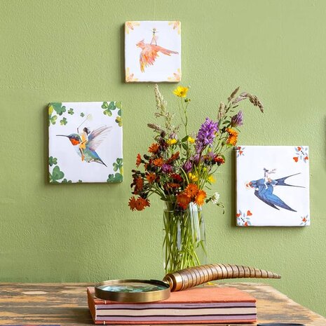 Storytiles Storytiles - tegel small - bird of paradise (10x10 cm)