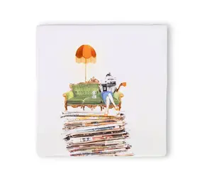 Storytiles Storytiles - tegel small - taking my time (10x10 cm) Storytiles Storytiles - tegel small - taking my time (10x10 cm)